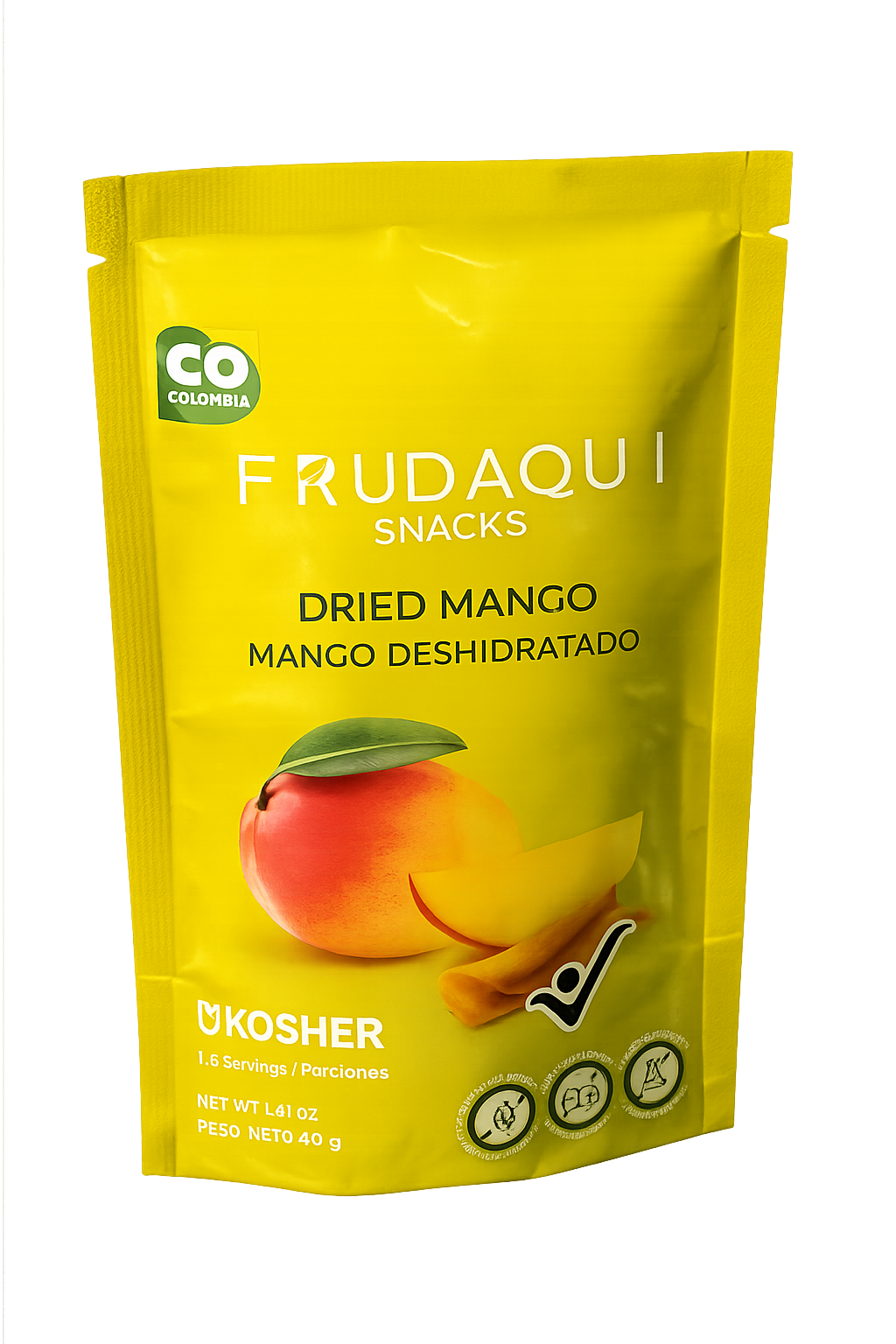 Snack de Fruta Deshidratada Mango x40g